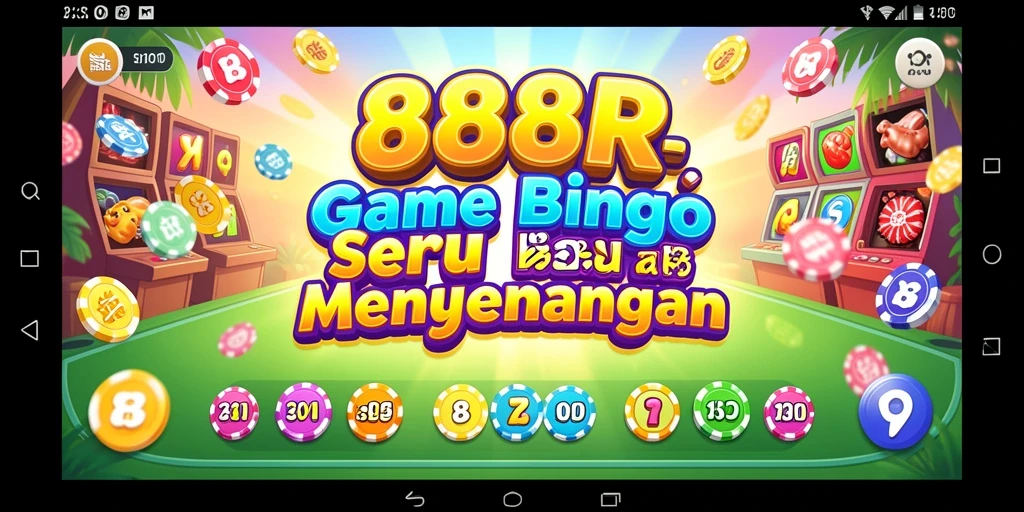 Tampilan antarmuka gim Bingo yang menarik di 888R.