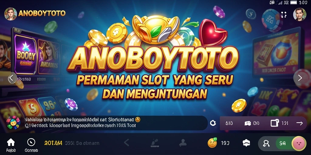 Tampilan seru gameplay Slot di ANOBOYTOTO dengan efek visual yang menakjubkan.