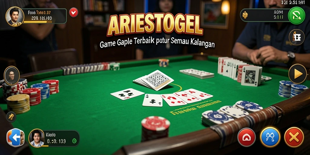 Tampilan gameplay seru dan interaktif dari ARIESTOGEL.