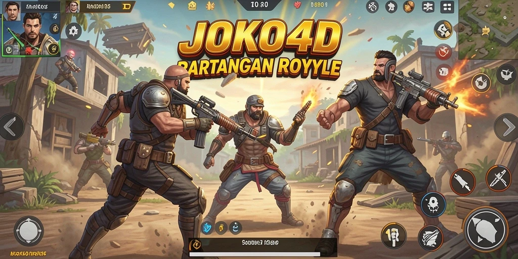 Tangkapan layar menunjukkan momen seru dalam gameplay Battle Royale.