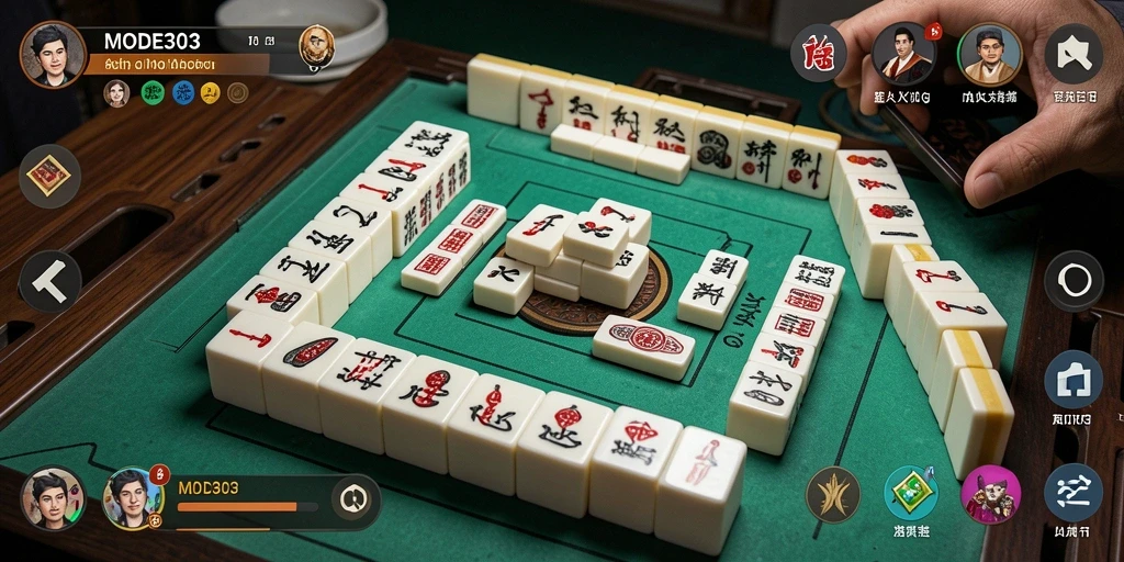 Screenshot permainan Mahjong dengan gameplay yang menarik.