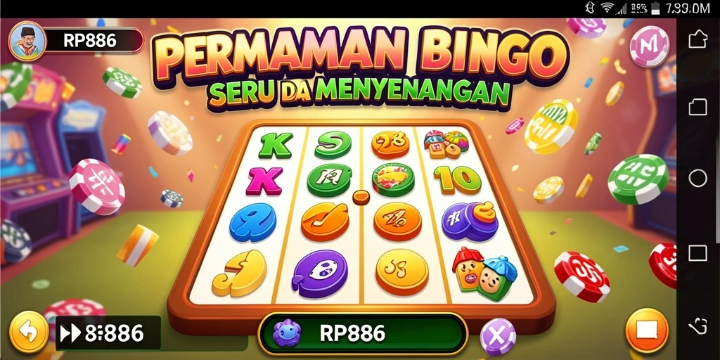 Tampilan gameplay Bingo yang menarik dan penuh warna.