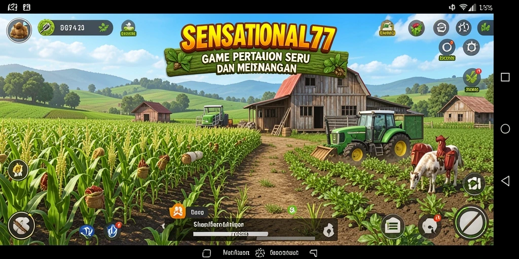 Gameplay menarik pertanian dalam SENSATIONAL77 dengan visual yang menawan.