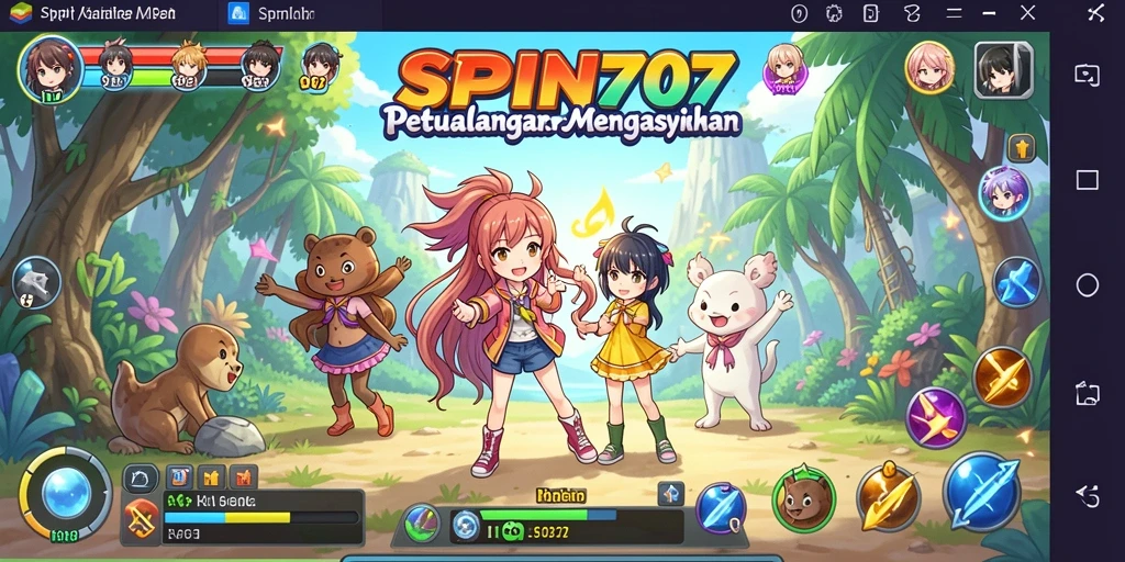 Tampilan gameplay <strong>SPIN707</strong> yang seru dan penuh aksi dari karakter anime.