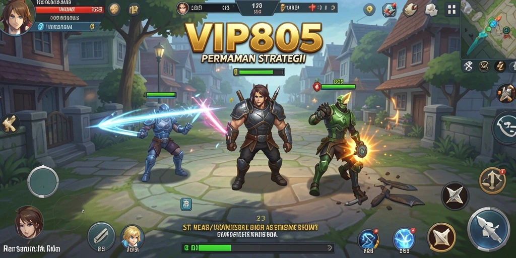 Tampilan gameplay menarik dari VIP805 dengan elemen strategis yang mendalam.